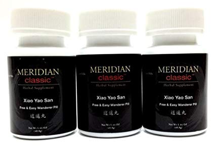 Meridian Classic Premium Brand Teapills - Xiao Yao San/Xiao Yao Wan, Free & Easy Wandering Pill - (3 Bottles - 720 Pills)