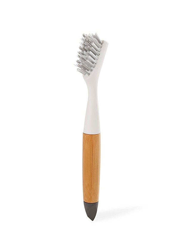 Full Circle Micro Manager Home and Kitchen Detail Cleaning Brush Set, White