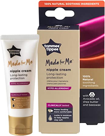 Tommee Tippee Made for Me 100% Natural Nipple Cream, 40 ml, 423596