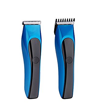 JD Rechargeable Cordless Hair Clipper for Men Women Baby Kids with Wet Dry Convenience Ultra Quiet Professional Hairtcuts (Blue)