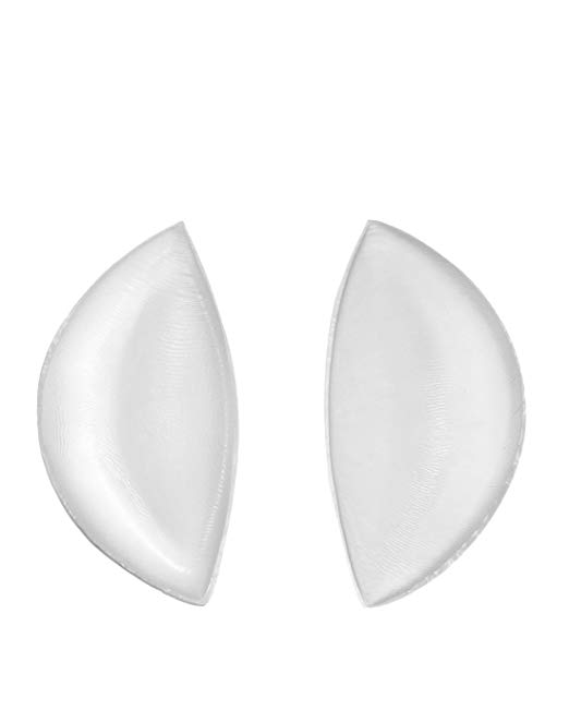 180g/pair - SODACODA Crescent Silicone Inserts Chicken Fillets Breast Enhancers For Bras, Swimsuits and Bikini – Create maximum cleavage - suitable for A, B, C and D Cups