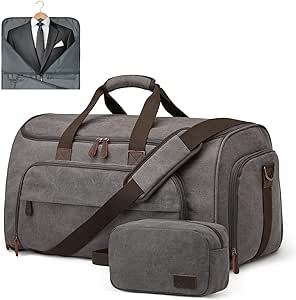 S-ZONE Convertible Garment Duffle Bag Suit Bags for Men Women Travel- 2 in 1 Hanging Suitcase