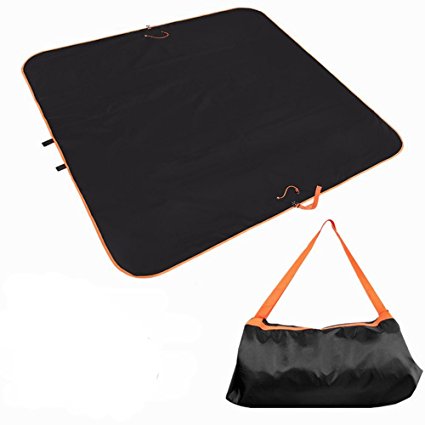Multiple Uses Picnic Blanket & Bag,Outdoor Camping Mat Folds into a Compact Tote Bag, Machine Washable Lightweigh Blanket for Beach, Toys Storage, Hiking, Park, Travel