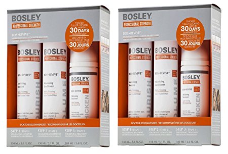 Bosley Revive Starter Pack for Visibly Thinning / Color-Treated Hair (2 kits)