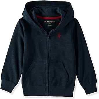 U.S. Polo Assn. Boys' Zip Front Hooded Sweatshirt Hoodie