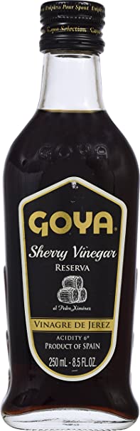 Goya Foods Sherry Vinegar Reserve, 8.5 Oz (Pack of 9)