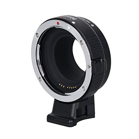 Commlite CM-EF-EOS M Electronic Auto-Focus Lens Mount Adapter-Canon EF/EF-S D/SLR Lens to Canon EOS M (EF-M Mount) Mirrorless Camera Body Adapter for Canon EOS M1 M2 M3 M5 M6 M10 M50 M100