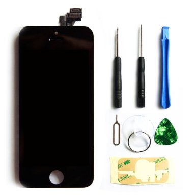 Select OEM LCD Touch Screen Digitizer Frame Assembly Full Set LCD Touch Screen Replacement for iPhone 5 5G Black