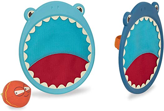 B. toys by Battat – Critter Catchers Finley The Shark – Ball & Catch Game Set For Kids 3  (3-Pcs)