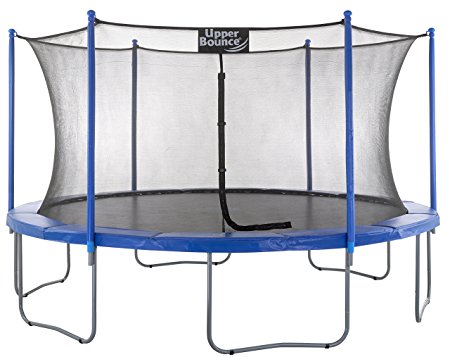 Upper Bounce Trampoline and Enclosure Set Equipped with The Easy Assemble Feature