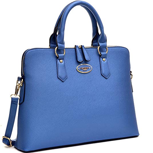 Dasein Handbags for Women Satchel Top Handle Shoulder Bags Slim Briefcase Work Purses Laptop Bag