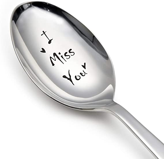 Gifttoys I Miss You-engraved spoon-love gifts-love gifts for girlfriend-love gifts for husband-love gifts for wife