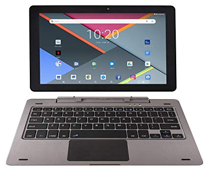 Astro Tab G10 10 Inch Quad Core Android 8.1 Tablet PC with Detachable Keyboard, HD IPS Display 1280 x 800, 1GB RAM, 16GB Storage, Bluetooth 4.0, 10 inch Screen, Google Play (GMS & FCC Certified)