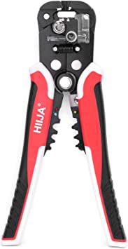 Hiija Wire Stripper 8 Inch Self-Adjusting, 3 in 1 Automatic Wire Strippers Tool