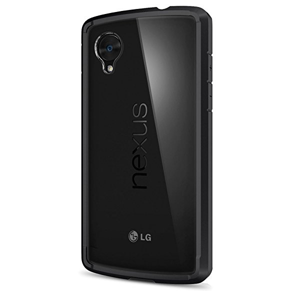 Spigen Ultra Hybrid Bumper Case for Google Nexus 5 - Black