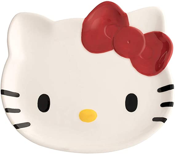 Vandor Hello Kitty Debossed Shaped Trinket Tray