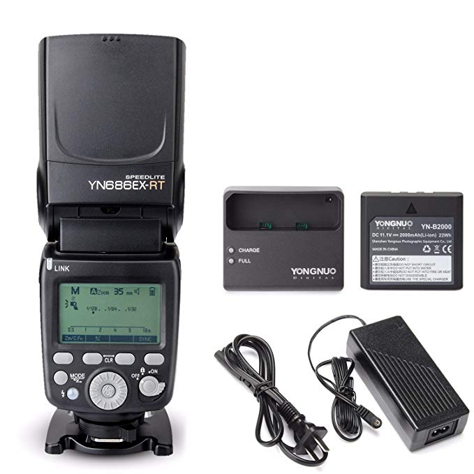 YONGNUO YN686EX-RT Lithum Battery Wireless Flash Speedlite with Optical Master and TTL HSS for Canon