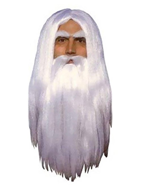 Merlin Wig And Beard Set