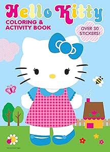 Bendon Hello Kitty 32-Page Coloring and Activity Book - Includes Over 30 Stickers