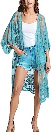 Bsubseach Cover Up for Women Button Down Swimsuit Shirt Dresses Bikini Bathing Suit