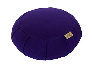 ComfyRound Buckwheat Zafu Meditation Cushion (Filled with 100% buckwheat hulls)