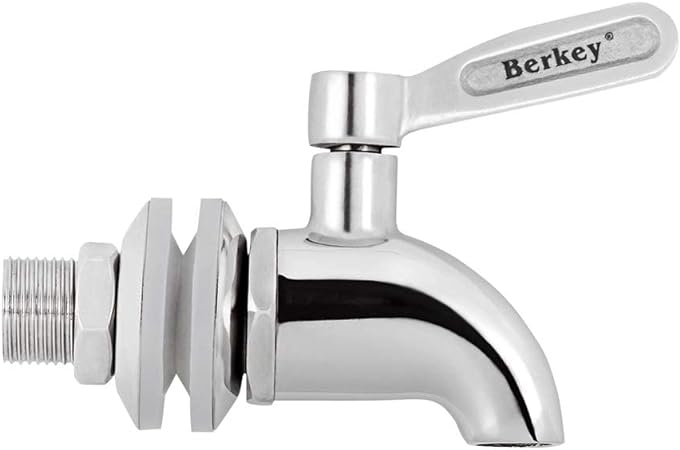 Geniune Berkey Stainless Steel Spigot - Fits All Berkey Stainless Steel Systems (Original Version)