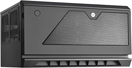 SilverStone Technology CS381B Micro-ATX/Mini-DTX/Mini-Itx 8 Bay Hot Swap 2.5"/3.5" SAS-12G/SAS-6G NAS Storage Case with 2X 120mm Dual Ball Bearing Fan