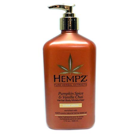 Hempz PUMPKIN SPICE & VANILLA CHAI Moisturizer - 17 oz.