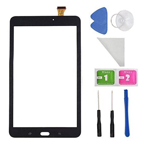 Black Touch Screen Digitizer For Samsung Galaxy Tab E 8.0 SM-T377 T377A T377V(Not include LCD)   Tools