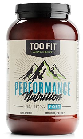 Too Fit ® POST | Natural Post Workout Recovery Supplement Drink Powder | Organic Grass Fed Whey Protein, Collagen Peptides, BCAA, L-Glutamine, MCT Oil Powder, Vanilla Cinnamon, 20 Servings