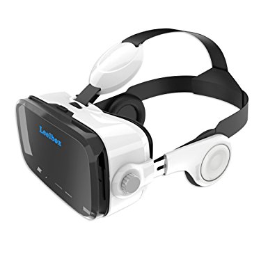 Leelbox vr headset 3D VR Glasses Virtual Reality Headset Compatible with Smartphone 4.0 -6.0 inch with Retail Package