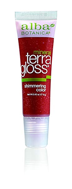 Alba Botanica Terragloss, Garnet Lip Gloss, 0.42 Ounce