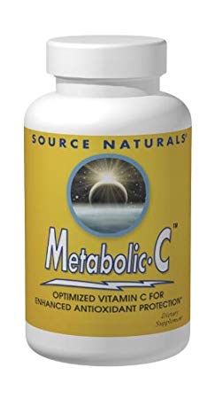 Source Naturals Metabolic C 1000mg, Optimized Vitamin C for Enhanced Antioxidant Protection, 200 Tablets