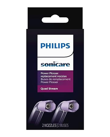 Philips Sonicare Power Flosser Quad Stream Tips (F3), 2pk, White HX3062/00