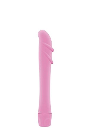 Evolved Novelties Adam & Eve Silky Slim Vibe Silicone Vibrator, Waterproof, Pink