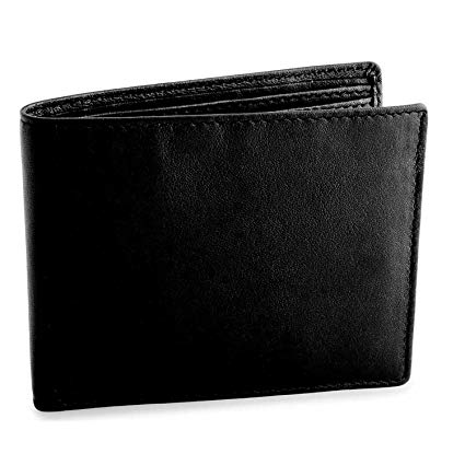 Mens Slim Pocket Bifold Soft Leather Travel Wallet With RFID Protection by DiLoro