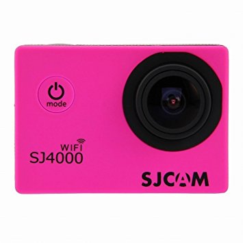 SJCAM Multi-function Wifi SJ4000 HD 1080P Digital Video Recorder DVR Camcorder, 12 Mega pixel, 170° HD wide-angle, Multi Colors, with Waterproof Case Multiple Mounts, Real-time display on mobile phone or computer via Wifi Connection (Rose)