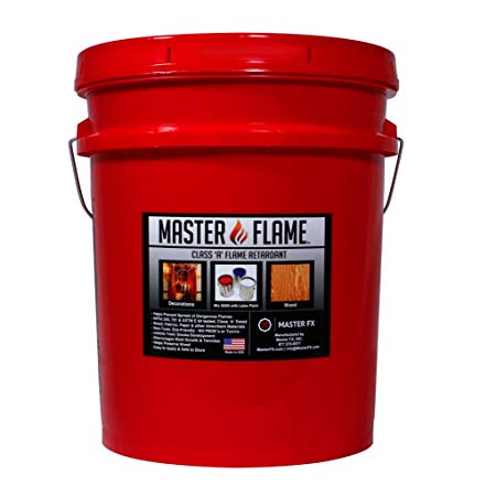 Master Flame - Fire Retardant - Spray on Application or Mix With Paint - 5 Gallon Pail