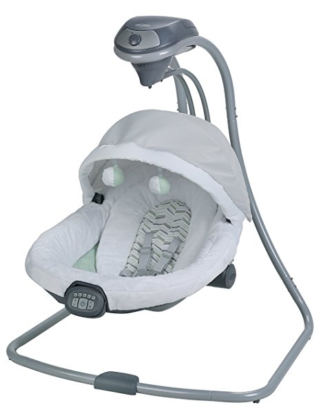 Graco Oasis with Soothe Surround Technology Baby Swing, Landry