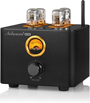 Nobsound B100 Bluetooth 5.0 Tube Amplifier USB DAC Coax/Opt Integrated Power Amp