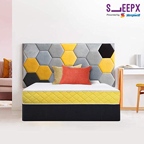 SleepX Presented by Sleepwell Urbain Memory Foam Mattress - (72x36x7 Inches) with Free Pillow