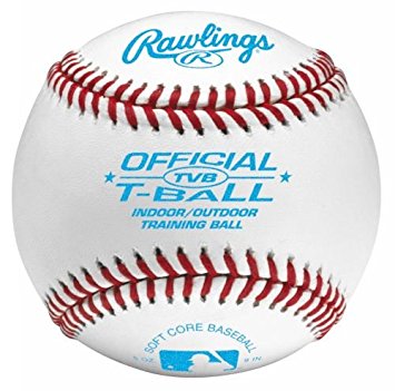 Rawlings T-Ball Training Baseballs, 12 Count, TVB