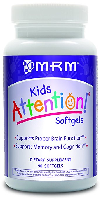 MRM Attention Softgels, 90-Count Bottle (Packing may vary)
