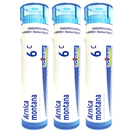 Boiron Arnica Montana 6c, 80 Pellets, Homeopathic Medicine for Muscle Pain, Stiffness, 3 Count