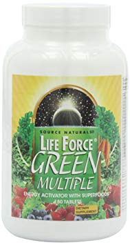 Source Naturals Life Force Green Multiple, 180 Tablets