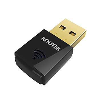 Kootek 5GHz 433Mbps / 2.4GHz 150Mbps Dual Band Wireless USB Wifi Adapter AC 600Mbps Wifi Dongle for PC Windows XP / 7 / 8 / 8.1 / 10 / Mac OSX