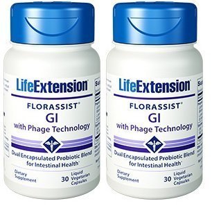 Life Extension FLORASSIST® GI with Phage Technology (60 Liquid Capsules)