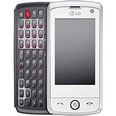 LG Unlocked GW525 Calisto Quad-band Cell Phone - White/Silver - International Version No Warranty