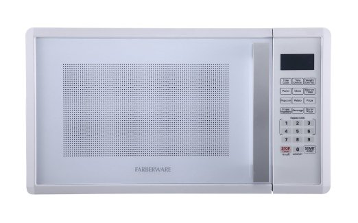 Farberware FMWO11AHTWHC Professional 1000W Microwave Oven, 1.1 cu. ft., White