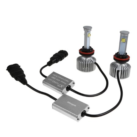 LED Headlight Bulbs / Clear Arc-Beam Kit - H11 (H8, H9) - 60w 7200Lm 6k Cool White Cree LED / LED Headlight All-in-one Conversion Kit - 2 Yr Warranty